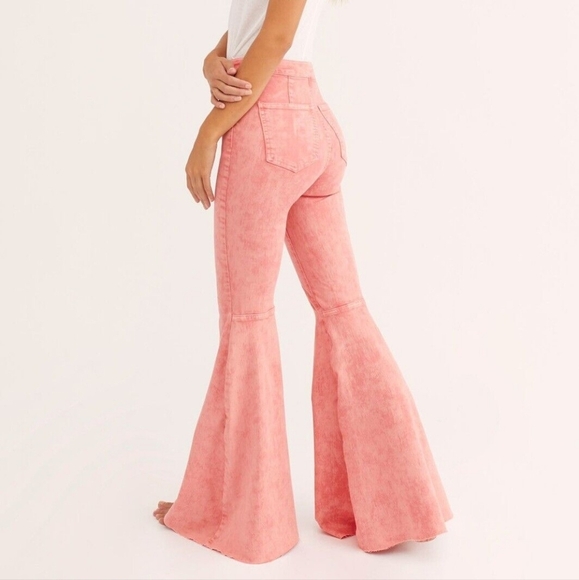 Free People Coral Wide Leg Jeans - Picture 5 of 14